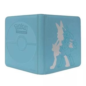 Deck Builder's Elite Lucario Pro-Binder Zippered 12-POCKET Ultra Pro Pokemon - Picture 1 of 2