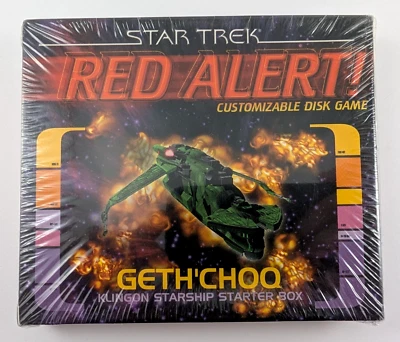 Sealed Star Trek Red Alert CDG Geth-Choq Klingon Starship Starter Box 2000 - Image 1 of 3