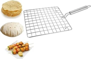 Stainless Steel Square Roti Grill Jali Dia-9" Multi-Purpose for Roti- Fast Ship - Picture 1 of 6