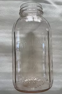 Tropical Canners 1/2 Gallon Pink Jar Old! - Picture 1 of 3