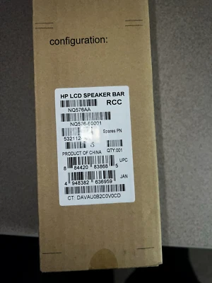 HP LCD Speaker Bar NQ576AA Genuine Brand new - Image 1 of 4