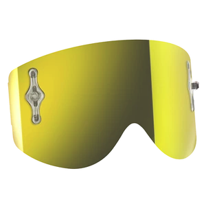 Gafas de repuesto SCOTT Hustle Primal Split lente motocross amarillo cromo - Imagen 1 de 1