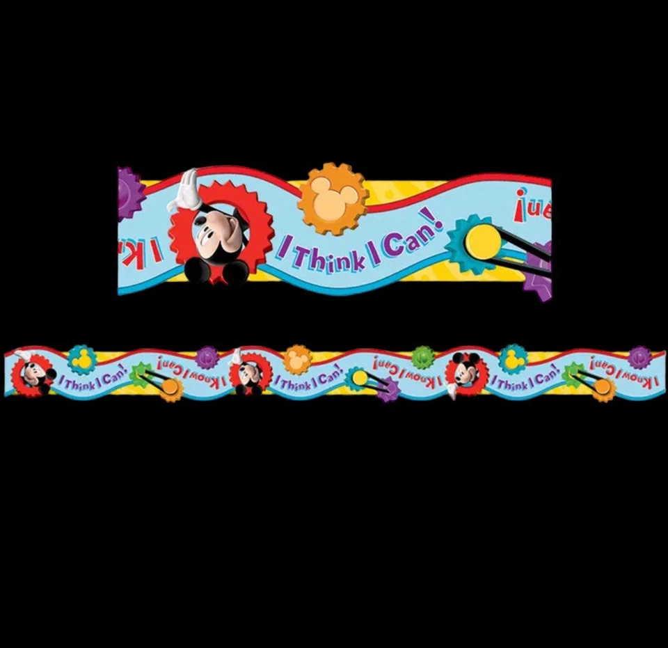 Nuevo Eureka Mickey Mouse Clubhouse Creo que puedo troquelar adorno decorativo, 37 pies nuevo de stock Foto 1 de 4