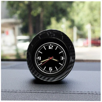 Reloj medidor tablero coche retroiluminación luminosa puntero de tiempo reloj espejo de vidrio Foto 1 de 4