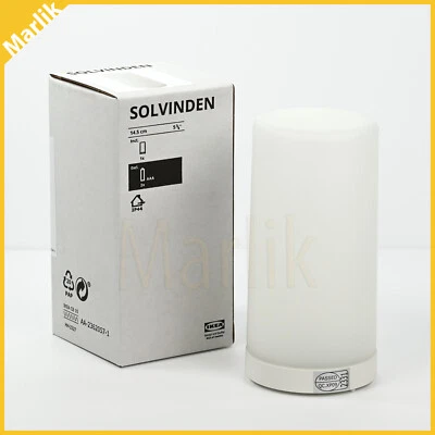 Ikea SOLVINDEN Luz LED, Funciona con Pilas, Exterior/Interior Blanco 5 3/4", NUEVO Foto 1 de 2