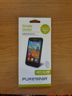 New Puregear Simple Shield Screen Protector for Samsung Galaxy S4, Anti-Glare - Image 1 of 2