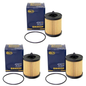 Filtro de aceite 3X SCT SH452P para Saab 9-3 Chevrolet Fiat Opel Astra Vectra Alfa 159 - Imagen 1 de 8