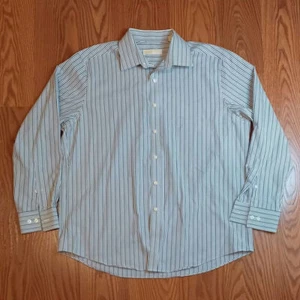 Michael Kors Button Down Dress Shirt sz:17 1/2 34/35 SLIM FIT - Picture 1 of 4