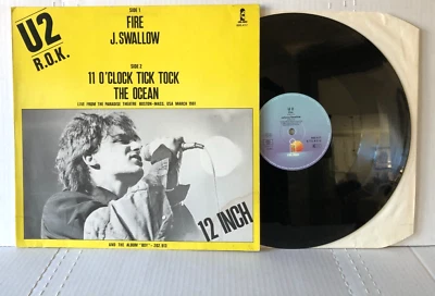 U2 R.O.K. Original 1985 Island 12" EP Germany VG+/VG+ 1ST ISSUE - Image 1 of 4