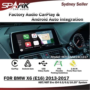 WIRELESS CARPLAY ANDROID AUTO MIRROR LINK FOR BMW X6 E16 NBT EVO ID4 2013-2017 - Bild 1 von 1