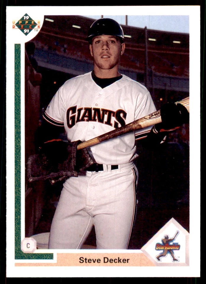 1991 Upper Deck Steve Decker Baseball Cards #25 - Image 1 of 2