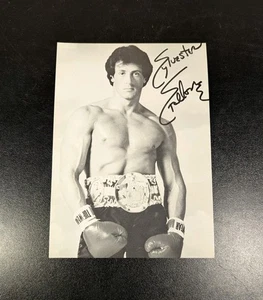 Vintage 1976 Rocky Balboa signiertes Foto Kino Gewinnspiel Promo - Bild 1 von 5