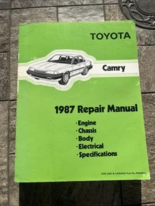 1987 Toyota Camry Factory Repair Manual - Picture 1 of 1
