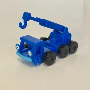 Vintage 2009 Bob The Builder Lofty Diecast Blue Crane Toy 2.5" Mini - Bild 1 von 9