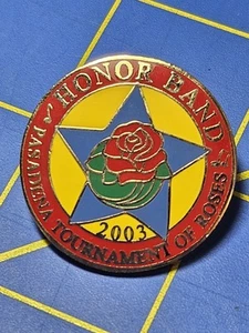 2003 Tournament Of Roses Parade Music Honor Band Enamel Pin Rose Bowl Pasadena - Picture 1 of 2