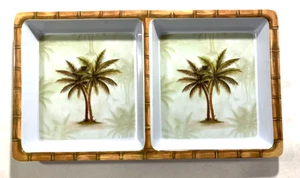 Double Sided Serving Tray with Palm Trees - Picture 1 of 3