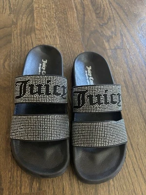 Juicy Couture Womens Winx Slip On Rhinestone Pool Slides Size 7 - Image 1 of 2