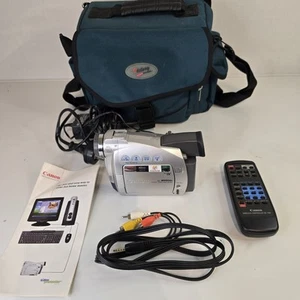 Canon DM-MV600i mini DV Digital Video Camcorder Camera Remote Bag Silver - Picture 1 of 22