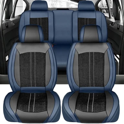 For Toyota Camry Car Seat Covers 5-Seats Front & Rear Protector Leather Full new - Изображение 1 из 4