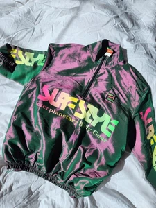 Surf Style Interplanetary Body Gear Windbreaker Jacket Iridescent Retro S Small - Picture 1 of 13