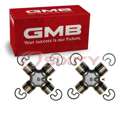 2 pc GMB Front Shaft Rear Center Universal Joints for 1970-1976 Ford F-100 io - Image 1 of 4