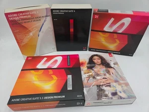 Adobe CS3, CS4 CS5 & CS6 Design Web Premium Mac Macintosh Creative Suite 3 4 5 6 - Photo 1/8