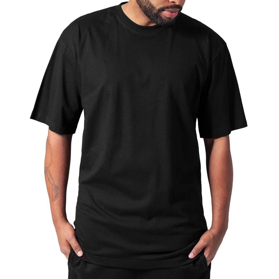 Tee-shirt urban Classics extra lang Black schwarz 2xl