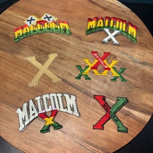 Lote De 13 Parches Bordados De Colección Malcolm X Planchados - Imagen 1 de 7