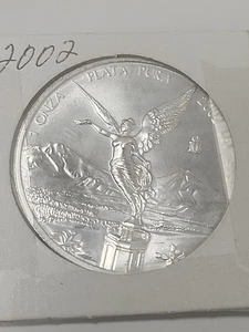 MEXICO 2002 PLATA PURA 1 OZ .999 SILVER - Picture 1 of 3