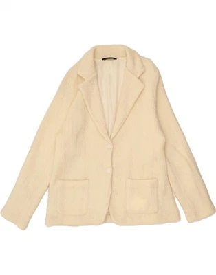 WINDSMOOR Womens 2 Button Blazer Jacket UK 16 Large Beige Polyester WQ05 - Image 1 of 3