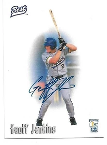 Geoff Jenkins 1996 Best Autograph - Stockton Ports Auto - Picture 1 of 2