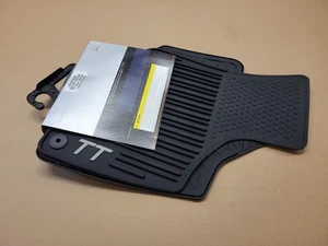 Original Audi TT 8J Gummifußmatten Set vorne Allwetterfußmatten NEU-OVP ! - Bild 1 von 9
