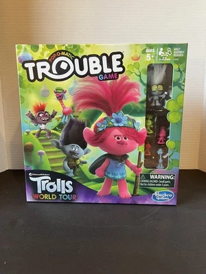 Trolls: World Tour Pop-O-Matic Trouble Game NEW Sealed in Box - Image 1 of 4