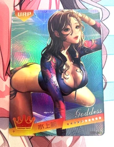 WAIFU Summer Love URP Rare Foil Card. Sexy Anime Girl Story - Foto 1 di 1