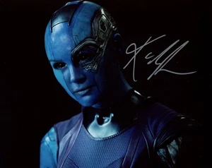 Foto firmada por Karen Gillan Guardianes de la Galaxia 8x10 autógrafo certificado por la JSA - Imagen 1 de 3