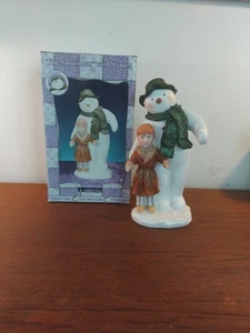 Adorno navideño vintage 'El muñeco de nieve con James' de Raymond Briggs 2004 - Imagen 1 de 20