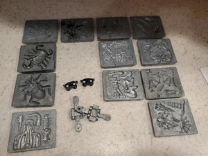 Mattel Creepy Crawler Thingmaker Bug Metal Molds, with wheels, 1993 (lot of 12) - Picture 1 of 9