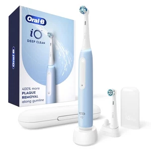 Cepillo de dientes eléctrico recargable Oral-B iO Deep Clean azul helado con i... - Imagen 1 de 9