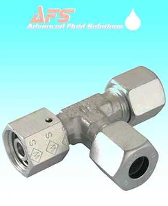 Hidráulico ELV AJUSTABLE TEE Tubo Métrico Compresión Montaje Acoplamiento Tubería Unión - Imagen 1 de 19