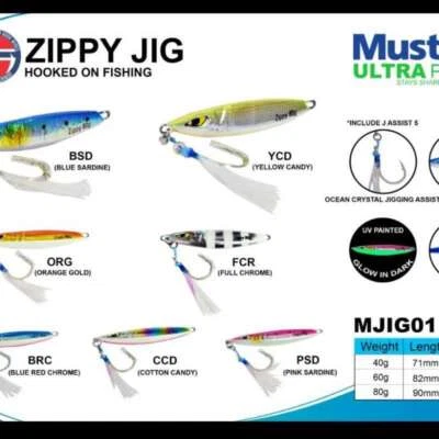 Mustad Zippy  Jig | MJIG01 |  Pick Size/Color - Image 1 of 3