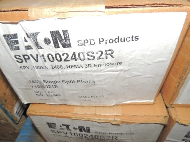 DISPOSITIVO DE PROTECCIÓN CONTRA SOBRETENSIONES EATON SPV100240S2R Foto 1 de 1