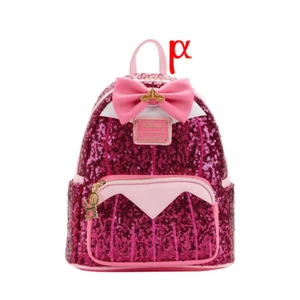 Loungefly Disney Dornröschen Aurora Cosplay Pailletten Mini Rucksack & Staubbeutel - Bild 1 von 8