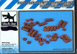 Blackdog Models 1/700 PORT DOCK SET #3 Resin Accessory Set - Picture 1 of 5