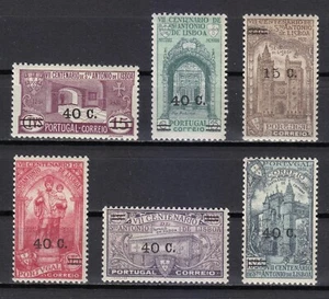 Portugal 1933 MNH Mi 571-576 Sc 549-554 St. Anthony of Padua and Lisbon ** - Picture 1 of 2