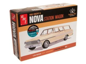 1:25 AMT 1963 Chevy II NOVA Station Wagon Plastic Model Kit NEW SEALED - Picture 1 of 1