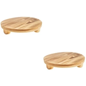 2 Count Pflanzgefäß Aus Holz Inhaber Topfpflanzengestell Abgestuft - Bild 1 von 12