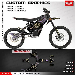Kungfu Graphics Full MX Vinyl Custom Waterproof Sticker Decal Kit for TALARIA X3 - Picture 1 of 25