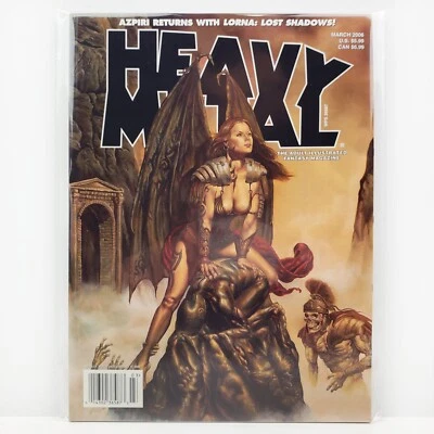 Heavy Metal Magazine March 2006 Azpiri Lorna Jaime Carillo Old Stock Unread - Image 1 of 4