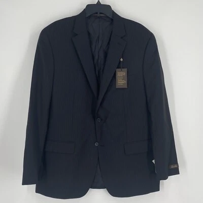 Chaqueta Traje Tasso Elba Hombre Negro Pin Rayas Talla 44Long Foto 1 de 4