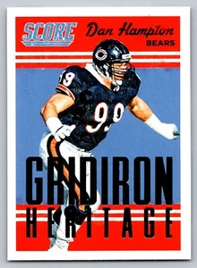 Dan Hampton-2015 Score Gridiron Heritage #9 Bears - Picture 1 of 2